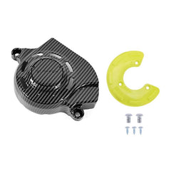 Motorcycle Motor Protection Cover For Light Bee Water Transfer Carbon Fiber Motor Pulley Guard Sur-Ron Off-Road Bike Accessories