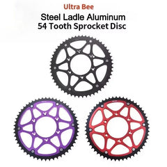 For Surron Ultra Bee 54 Tooth Sprocket Steel-clad Aluminum Disc Plate Electric Bikes Off-road Dirtbike For SurRon Motorcycles