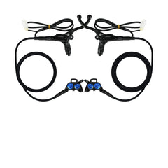 Woodniu Racein 2025 New Integrated Brake Kit - Front & Rear Hydraulic Brake Assembly for Surron Light Bee X & Segway X260 Electric Dirt Bike