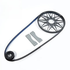 For Surron Belt Drive Kit Light Bee X Segway X160 X260 Secondary Drive Rear Flat Fork Modified Belt Set For SurRon Motorcycles