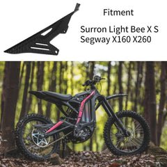 Woodniu Racein Carbon Fiber Chain Guard - Protector Box for Surron Light Bee X S & Segway X160/X260