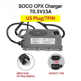 For Super SOCO CPX Charger 70.5V15A High Current Charger Scooter Fast Charging Outdoor Motorcycle Accessories