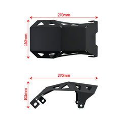 Woodniu Racein Motor Skid Plate Bash Guard - Underbody Protector for Surron Light Bee X Segway X160 X260 Off-Road Motorcycle