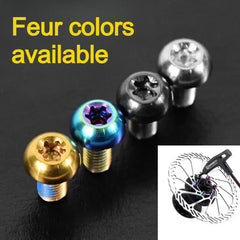 For Light Bee X Segway X160 X260 Colorful Front Brake Disc Pad Titanium Alloy Disc Screws M5 10mm Sur-Ron Motorcycle Accessories