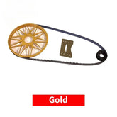 For Surron Belt Drive Kit Light Bee X Segway X160 X260 Secondary Drive Rear Flat Fork Modified Belt Set For SurRon Motorcycles