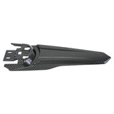 Extended Tail Fender for Surron Light Bee X/S,Imitation Carbon Fiber Longer Rear Fender for Surron X Electric Dirt Bike,Extra Long Mudguard Tail Fender for Suron (Water Transfer)