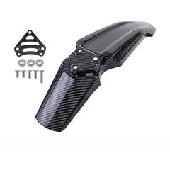 Woodniu Racein Carbon Fiber Style Front Fender - Mudguard for Zongshen CINECO EX1 Off-Road E-Bike