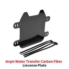 Woodniu Racein Carbon Fiber Number Plate - Front Plate for Surron Light Bee X/S & Segway X160/X260