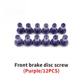 For Light Bee X Segway X160 X260 Colorful Front Brake Disc Pad Screw Screws Dirt Bike Off-Road Motorcycle Accessories