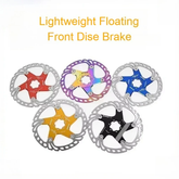 Woodniu Racein Lightweight Floating Front Brake Rotor - Colored Disc Brake for Surron Light Bee X Segway X160 X260 Off-Road Motorcycle