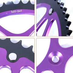 For Surron Ultra Bee 54 Tooth Sprocket Steel-clad Aluminum Disc Plate Electric Bikes Off-road Dirtbike For SurRon Motorcycles