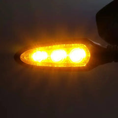 Woodniu Racein LED Turn Signals Set - Front and Rear Indicators for Surron Ultra Bee Off-Road Motorcycle