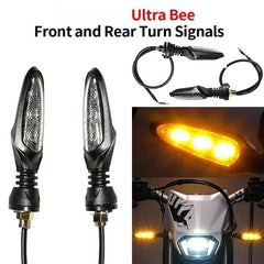 Woodniu Racein LED Turn Signals Set - Front and Rear Indicators for Surron Ultra Bee Off-Road Motorcycle