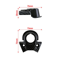 Woodniu Racein Talaria Sting Carbon Fiber Ignition Switch Cover - Central Control Decorative Trim Cover for Talaria Sting MX3 MX4 MX5 Electric Dirt Bike