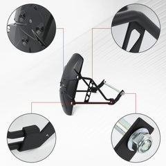 Woodniu Racein Surron Light Bee X/S Rear Fender with Bracket Kit - Rear Mudguard Splash Guard for Surron Light Bee X/S & Segway X260 Electric Dirt Bike