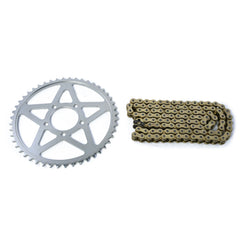 Woodniu Racein Surron Light Bee X/S Chain and Sprocket Kit - 48T Rear Sprocket & 106 Chains Set for Surron Light Bee X & S Electric Dirt Bike