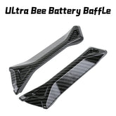 For Surron Ultra Bee Carbon Fiber Battery Protect Cover Water Transfer Printing Battery Baffle E-bike for Surron Motorcycle Part