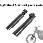 For Surron Light Bee X Front Fork Guard Plate Carbon Fiber Motorcycles Parts Electric Bikes Off-road for Surron Accessories