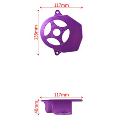 Woodniu Racein Surron Ultra Bee Motor Sprocket Cover - CNC Aluminum Chain Guard / Motor Chain Protector Cover for Surron Ultra Bee Electric Dirt Bike