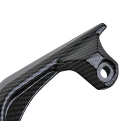 Woodniu Racein Carbon Fiber Style Grab Handles - Rear Passenger Grab Rails for Surron Ultra Bee Off-Road Motorcycle