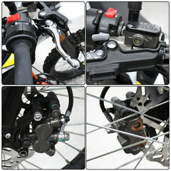 Woodniu Racein Surron Ultra Bee Front Brake Assembly - Complete OEM Replacement Front Brake Kit for Surron Ultra Bee Electric Dirt Bike
