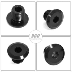 Woodniu Racein CNC Aluminum Front Fork Shaft Nut Set - Front Axle Bolts for Surron Ultra Bee Off-Road Motorcycle