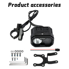 Woodniu Racein Surron Light Bee X/S 2025 LED Headlight - Off-Road LED Auxiliary Spot Light for Surron Light Bee X & S Electric Dirt Bike
