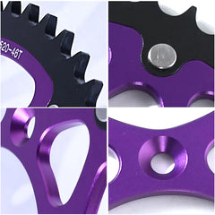 Woodniu Racein 46T Rear Sprocket - Aluminum Rear Drive Chain Sprocket Disc Plate for Surron Ultra Bee Off-Road Motorcycle
