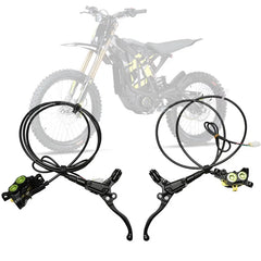 Woodniu Racein Surron Light Bee X Mineral Oil Hydraulic Disc Brake Kit - Front & Rear Brake Lever & Caliper Set for Surron Light Bee X Electric Dirt Bike