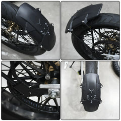 Woodniu Racein Surron Light Bee X/S Rear Fender with Bracket Kit - Rear Mudguard Splash Guard for Surron Light Bee X/S & Segway X260 Electric Dirt Bike