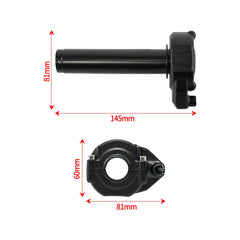 Woodniu Racein Modified Electronic Throttle Grip - Twist Throttle Assembly for Surron Light Bee X S Off-Road Motorcycle