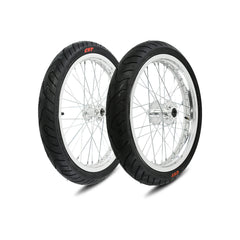 Woodniu Racein Surron Light Bee X 17-inch Supermoto Wheel Set - 17" On-Road Wheel Set (No Brake Discs/Sprockets/Chain) for Surron Light Bee X Electric Dirt Bike