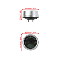 Woodniu Racein Super SOCO TC Speedometer - Analog Speedometer Speedometer Gauge for Super SOCO TC Electric Scooter