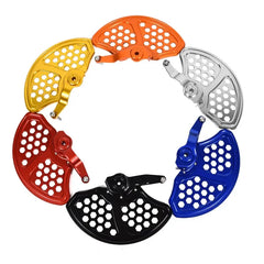 Woodniu Racein CNC Aluminum Disc Brake Guard Set - Front and Rear Rotor Protector for Surron Ultra Bee Off-Road Motorcycle