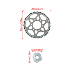 Woodniu Racein Surron Ultra Bee Primary Chain Drive Kit - Chain and Sprocket Set for Surron Ultra Bee Electric Dirt Bike
