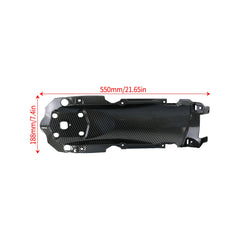 Woodniu Racein Surron Ultra Bee Rear Fender Middle Section - Carbon Fiber Style Seat Fender Mount Base for Surron Ultra Bee Electric Dirt Bike