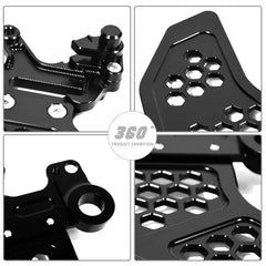 Woodniu Racein CNC Aluminum Disc Brake Guard Set - Front and Rear Rotor Protector for Surron Ultra Bee Off-Road Motorcycle