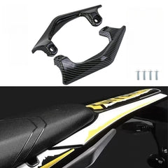 Woodniu Racein Carbon Fiber Style Grab Handles - Rear Passenger Grab Rails for Surron Ultra Bee Off-Road Motorcycle