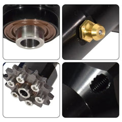 Woodniu Racein Surron Light Bee X/S Jackshaft Assembly - CNC Reinforced Mid Drive Jackshaft with Sprocket for Surron Light Bee X & S Electric Dirt Bike