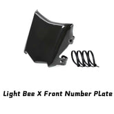 Woodniu Racein Surron Light Bee X Front Number Plate - Front Fork Cover Headlight Bracket for Talaria Sting MX3 MX4 Electric Dirt Bike