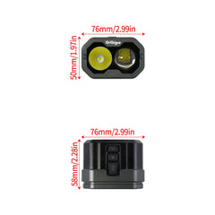 Woodniu Racein Surron Light Bee X LED Headlight - Plug-and-Play Off-Road Auxiliary Spot Light for Surron Light Bee X Electric Dirt Bike