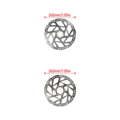 Woodniu Racein Surron Light Bee X S Brake Disc - Front or Rear Brake Rotor Wave Brake Disc for Surron Light Bee X S Electric Dirt Bike