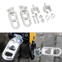 Woodniu Racein Surron Light Bee X/S Foot Pegs - Non-Slip Off-Road Wide Rider Front Foot Pegs OEM Replacement for Surron Light Bee X & S Electric Dirt Bike