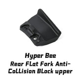 For SurRon Hyper Bee Motorcycles OEM Rear Flat Fork Anti-collision Black Upper Electric Dirtbike Off-road Motorcycle Accessories