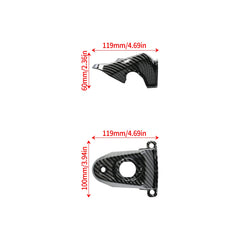 Woodniu Racein Surron Ultra Bee Charging Port Cover - Carbon Fiber Style Charging Cap Trim for Surron Ultra Bee Electric Dirt Bike