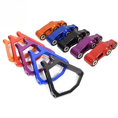 Woodniu Racein CNC Rear Suspension Linkage Kit - Shock Triangle Bracket & Dog Bone Link for Surron Ultra Bee Off-Road Motorcycle