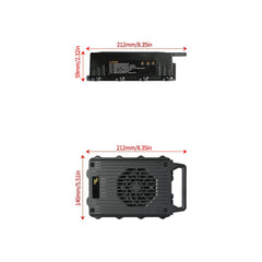 Woodniu Racein Surron Light Bee X Battery Charger - 60V 12A Fast Lithium Battery Charger for Surron Light Bee X Electric Dirt Bike
