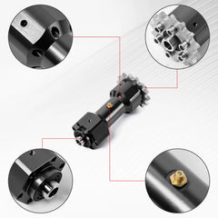 Woodniu Racein Surron Light Bee X/S Jackshaft Assembly - CNC Reinforced Mid Drive Jackshaft with Sprocket for Surron Light Bee X & S Electric Dirt Bike