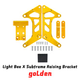 Subframe Raising Bracket Seat Riser Cushion Extender Bracket for Surron Light Bee X S Dirt Bike Segway X260 X160 Motorcycle Part