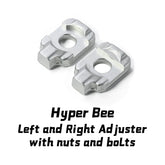 Motorcycles Left and Right Adjuster for Surron Hyper Bee Adjuster with Nuts and Bolts E-bike Off-road Motorcycle Accessories